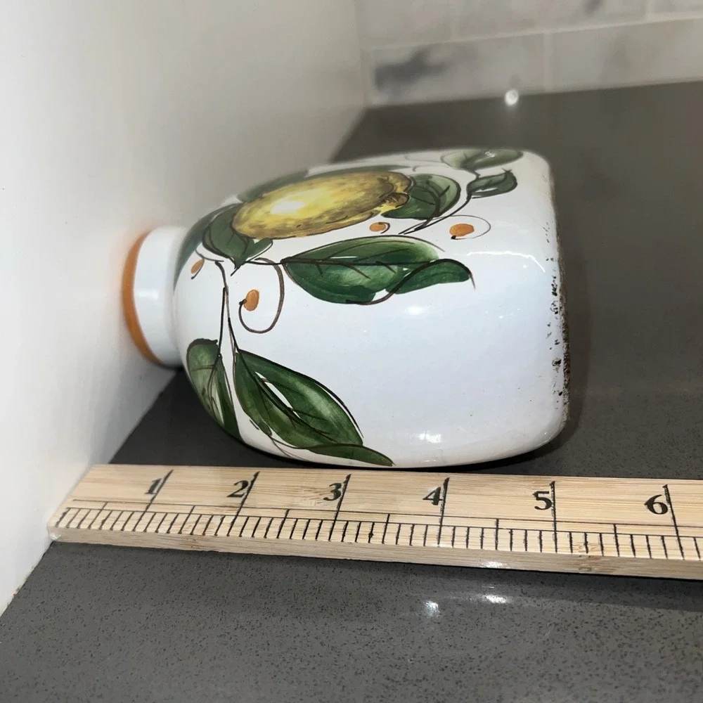 VintageFirenz Handpainted Fruit Vase